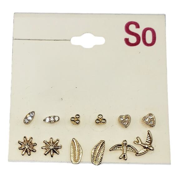 5/15 NWT SO 6 pairs of earrings - Picture 1 of 2